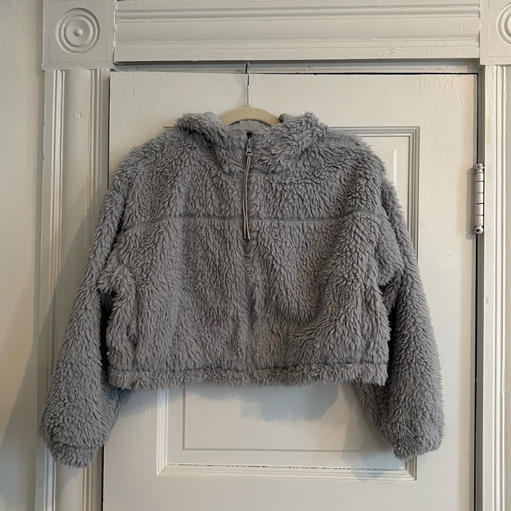 Urban Outfitter fluffy zip-up jacket